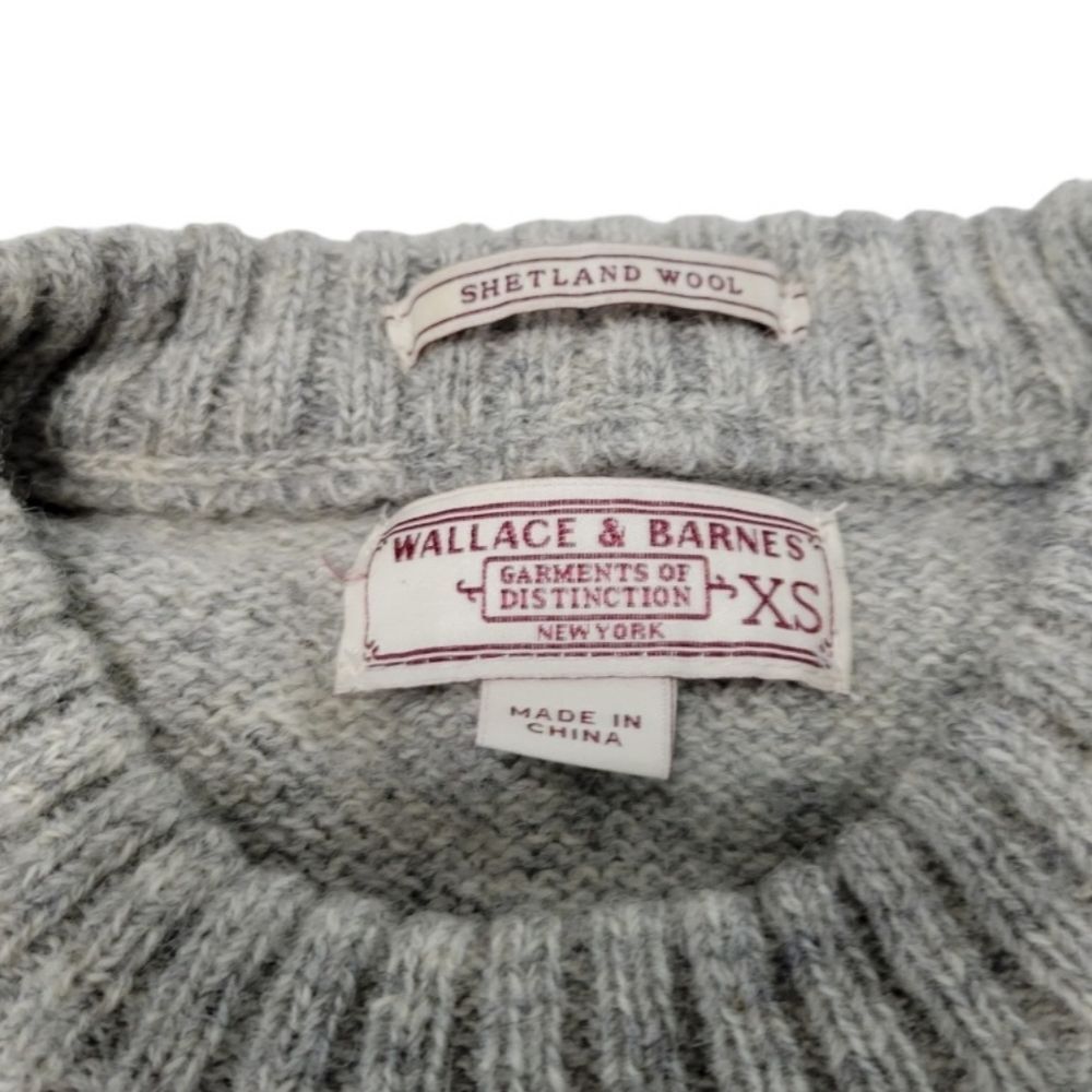 Wallace & Barnes Sweater Size XS J. Crew Wallace & Barnes Shetland Wool Sweater - Picture 6 of 6